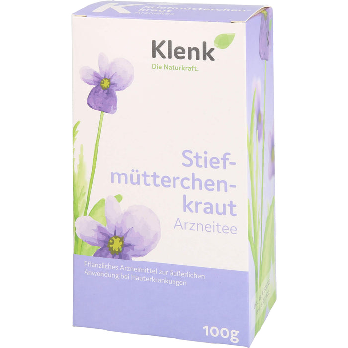 Klenk Stiefmütterchenkraut Arzneitee bei Hauterkrankungen, 100 g Thé