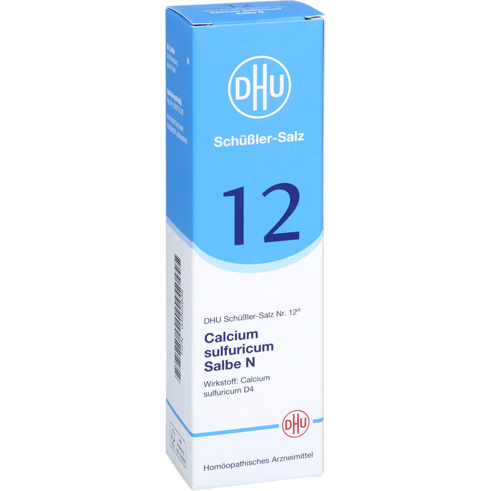 DHU Schüßler-Salz Nr. 12 Calcium sulfuricum D4 – Das Mineralsalz der Gelenke – das Original, 50 g Salbe