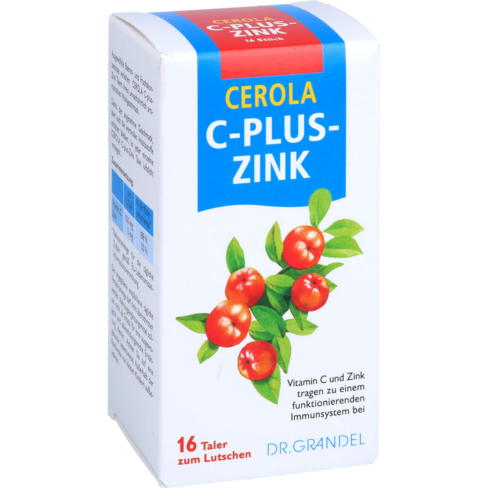 CEROLA C-Plus-Zink Taler, 16 St. Tabletten