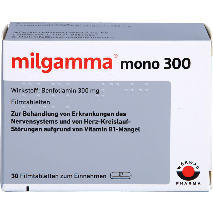 milgamma mono 300 Filmtabletten, 30 St. Tabletten