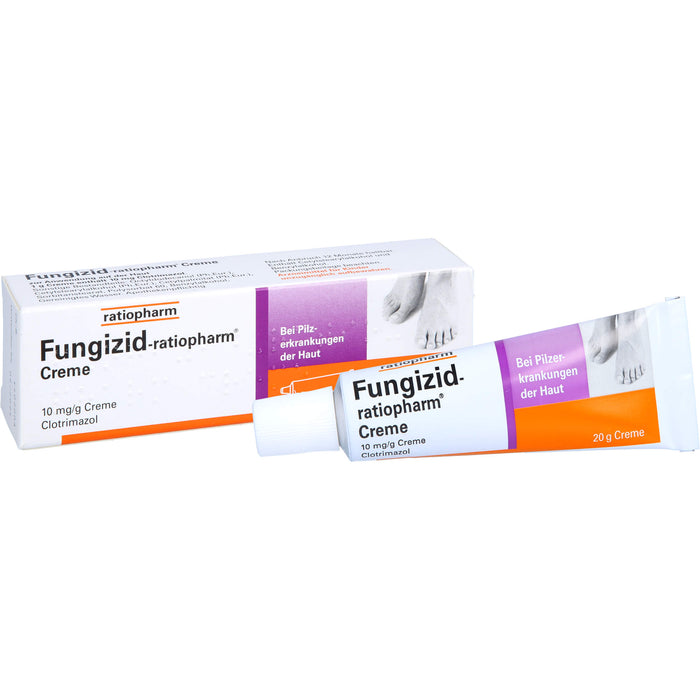 Fungizid-ratiopharm Creme bei Pilzerkrankungen der Haut, 20 g Creme