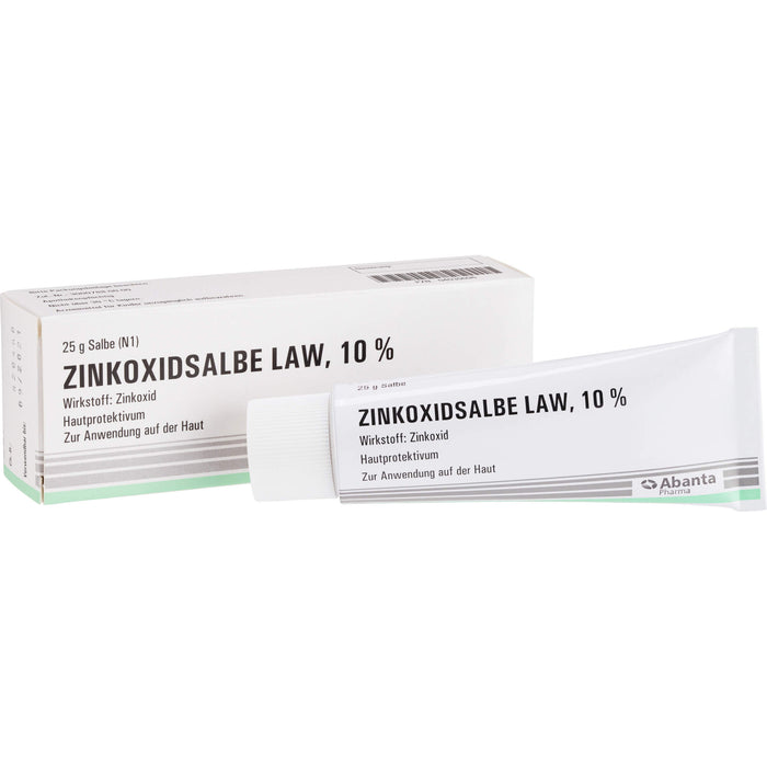 Zinkoxidsalbe LAW 10 % Hautprotektivum, 25 g Onguent