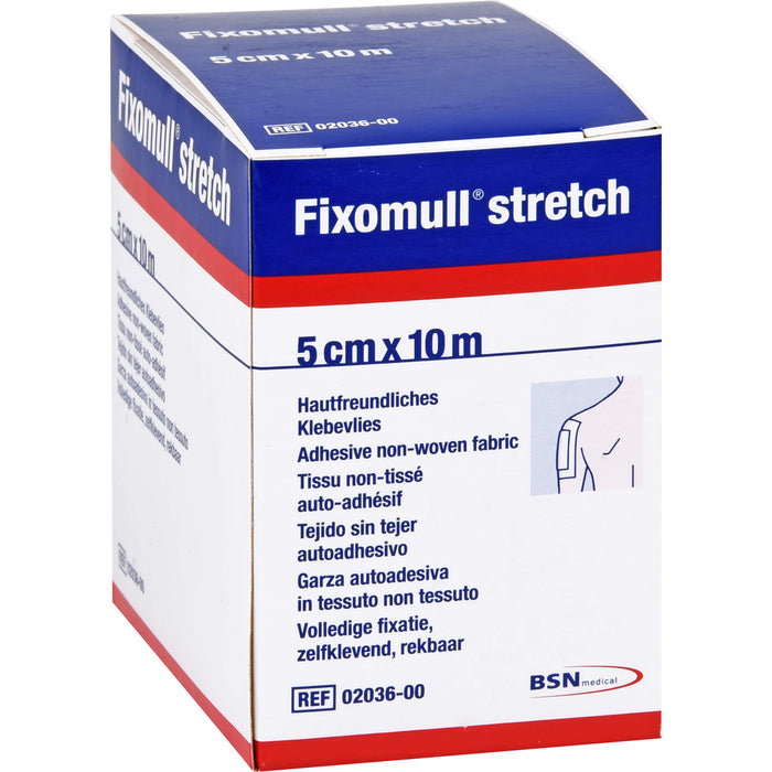 Fixomull stretch 5 cm x 10 m hypoallergenes Klebevlies, 1 St. Pflaster