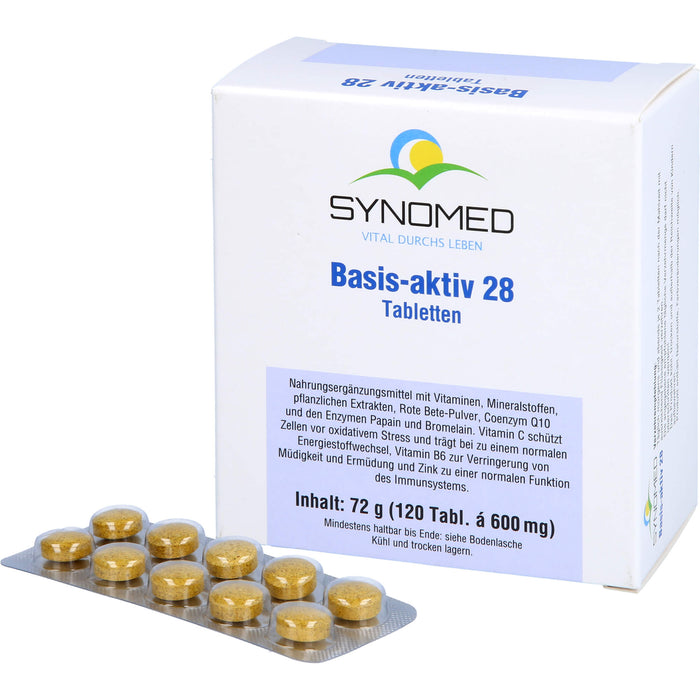 SYNOMED Basis-aktiv 28 Tabletten, 120 St. Tabletten