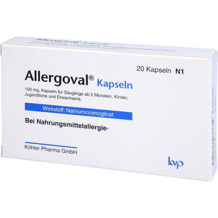 Allergoval Kapseln bei Nahrungsmittelallergie, 20 pc Capsules