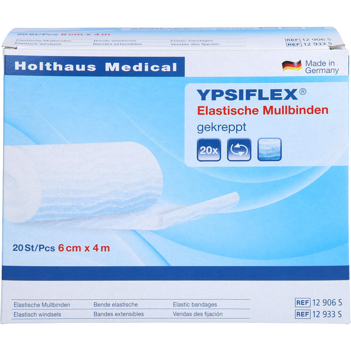 Holthaus Medical elastische Mullbinde 6 cm x 4 m, 20 pcs. Pack