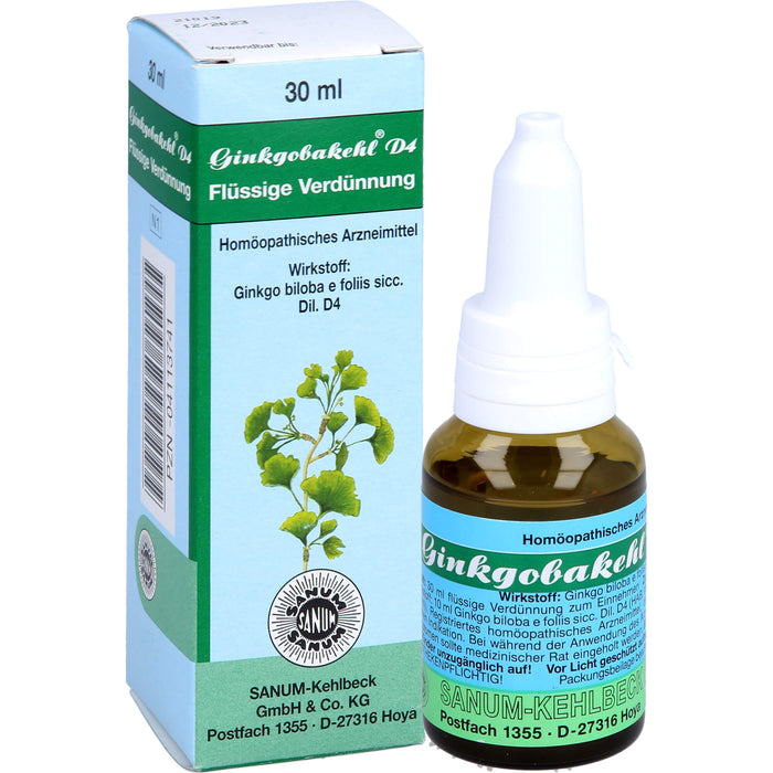 Ginkgobakehl D4 Tropfen, 30 ml TRO