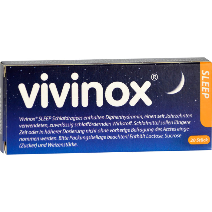 Vivinox sleep Dragees, 20 pc Tablettes