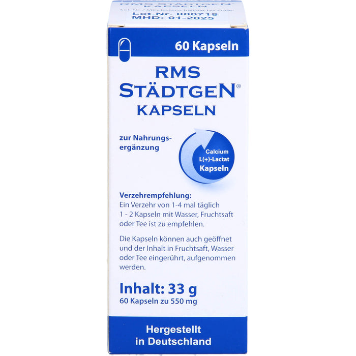 RMS STÄDTGEN Kapseln, 60 pcs. Capsules