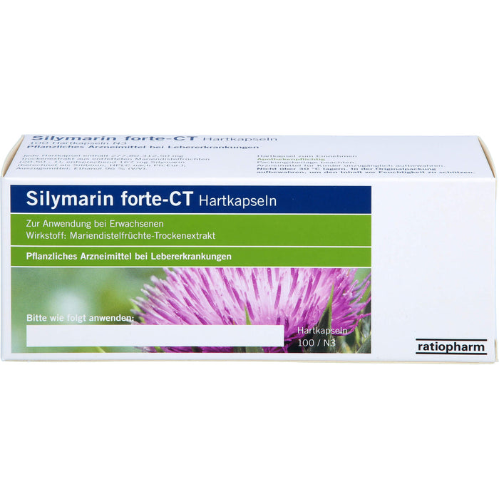 Silymarin forte-CT Hartkapseln, 100 pc Capsules