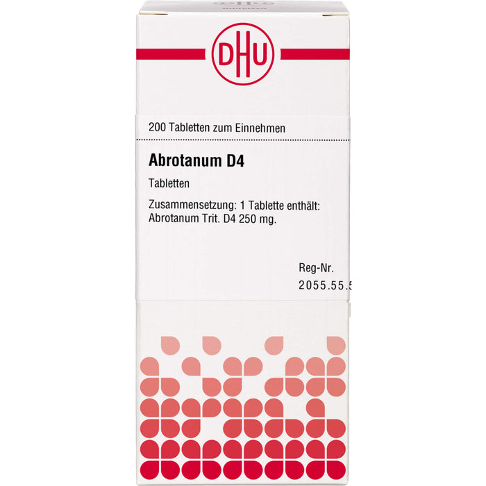 Abrotanum D4 DHU Tabletten, 200 St. Tabletten