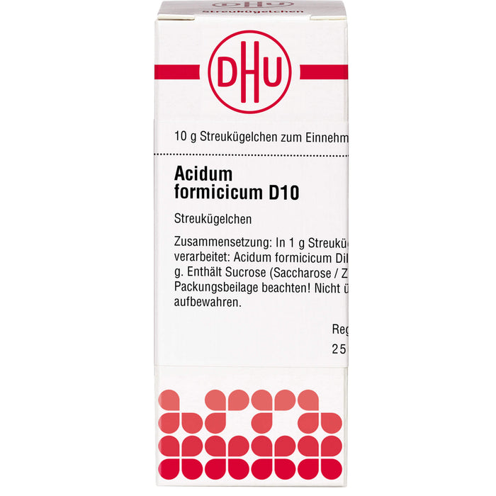 DHU Acidum formicicum D10 Streukügelchen, 10 g Globules