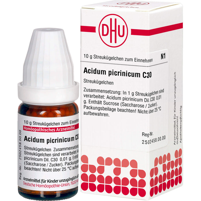 DHU Acidum picrinicum C30 Streukügelchen, 10 g Globuli