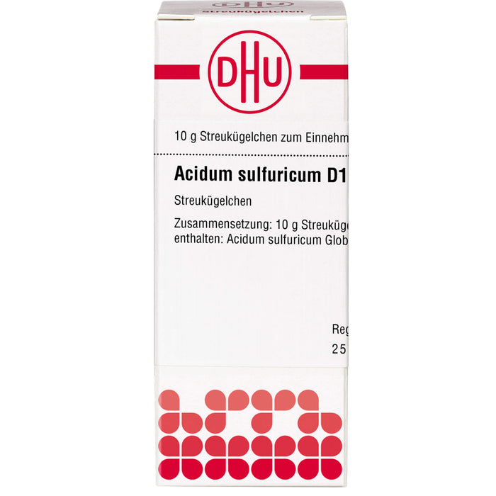 DHU Acidum sulfuricum D10 Streukügelchen, 10 g Globules