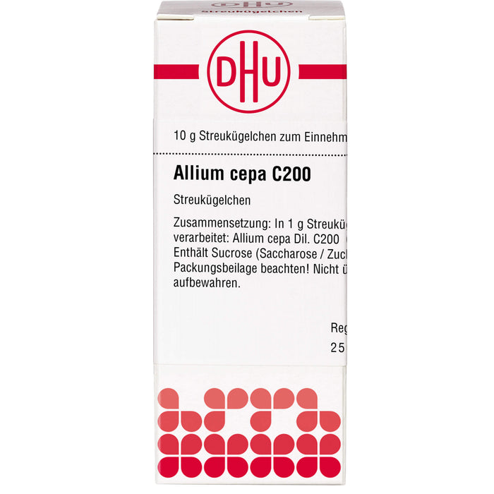 DHU Allium cepa C200 Streukügelchen, 10 g Globuli