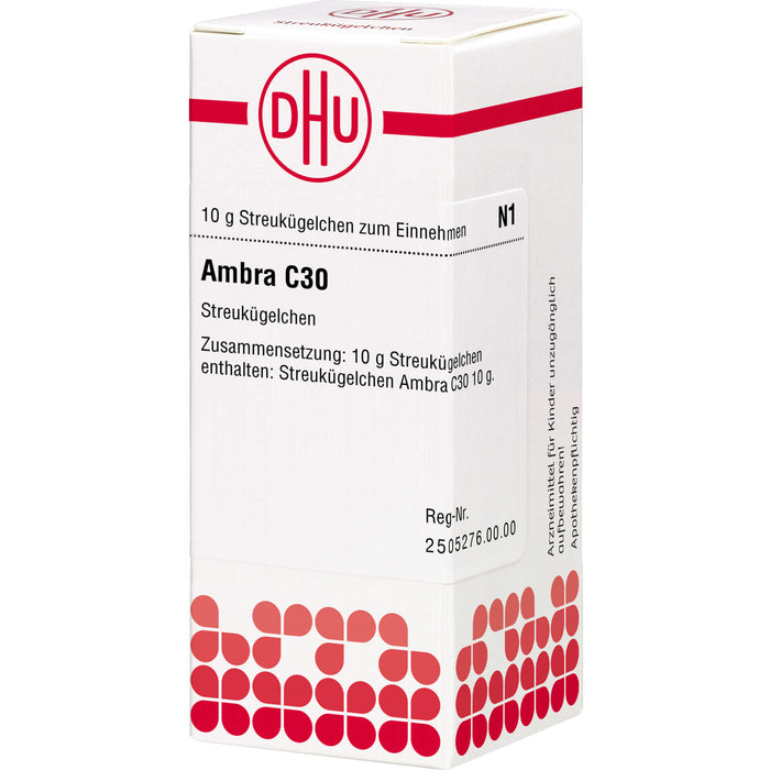 DHU Ambra C30 Streukügelchen, 10 g Globuli