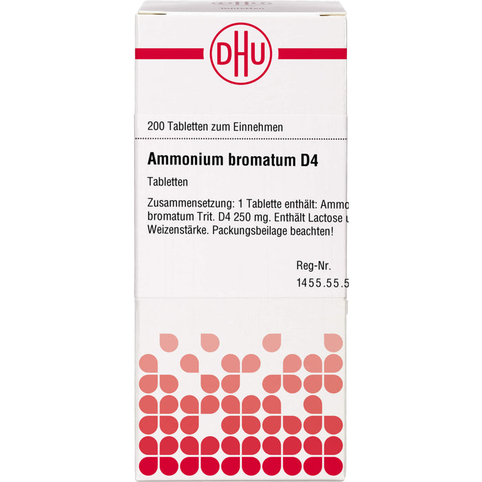 DHU Ammonium bromatum D4 Tabletten, 200 St. Tabletten