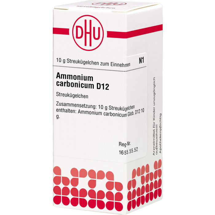 DHU Ammonium carbonicum D12 Streukügelchen, 10 g Globuli