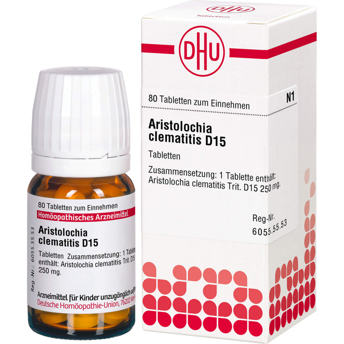 DHU Aristolochia clematitis D15 Tabletten, 80 St. Tabletten