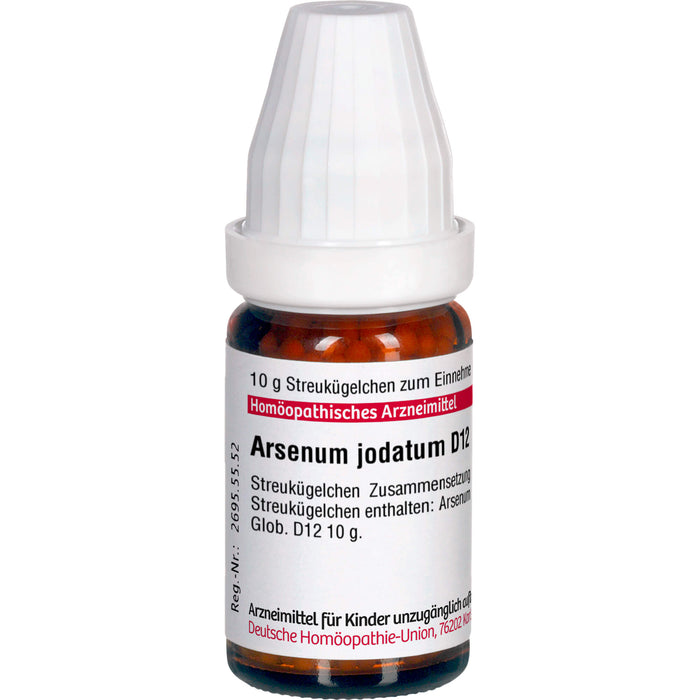 Arsenum jodatum D12 DHU Globuli, 10 g Globuli