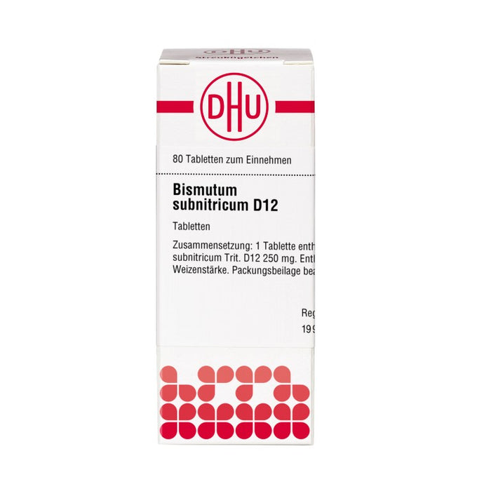 DHU Bismutum subnitricum D12 Tabletten, 80 St. Tabletten