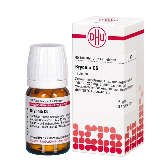 DHU Bryonia C6 Tabletten, 80 St. Tabletten