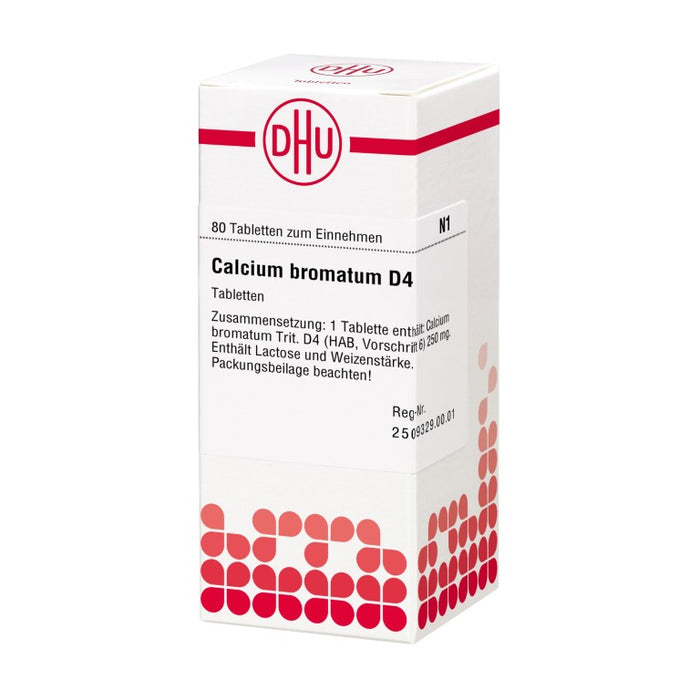 Calcium bromatum D4 DHU Tabletten, 80 St. Tabletten