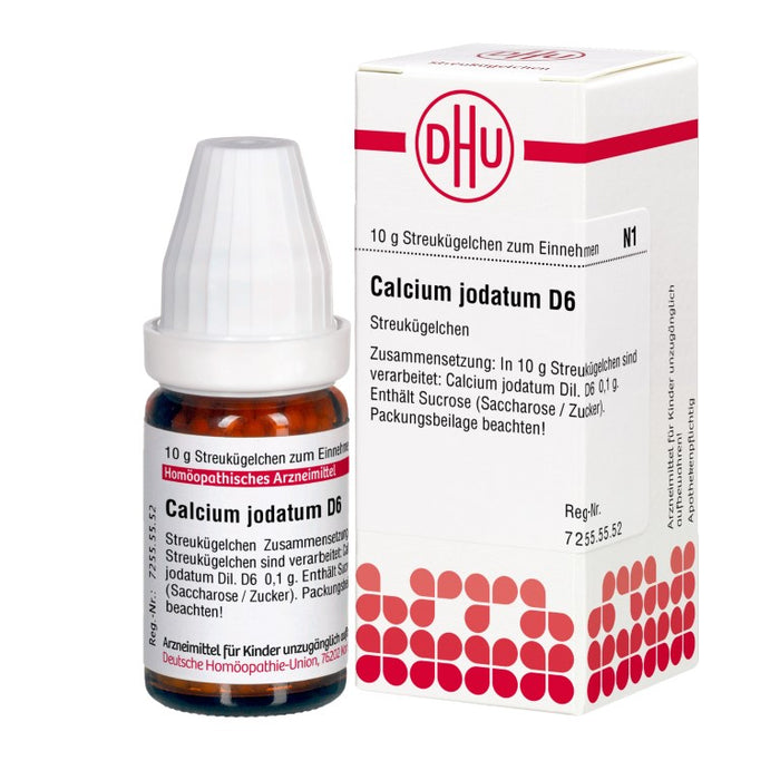 DHU Calcium jodatum D6 Streukügelchen, 10 g Globules