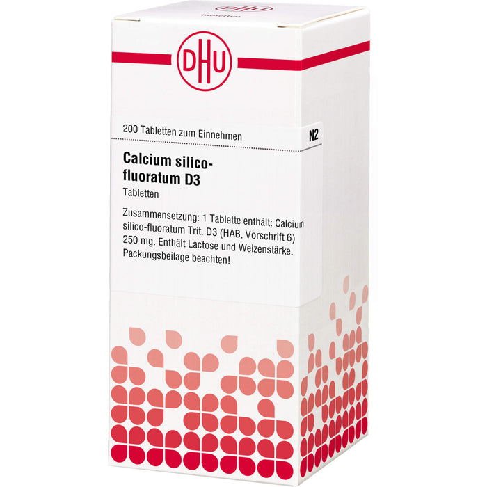 Calcium silico-fluoratum D3 DHU Tabletten, 200 St. Tabletten