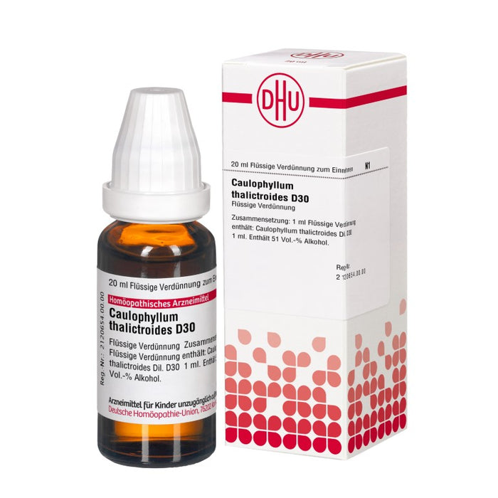 DHU Caulophyllum thalictroides D30 Dilution, 20 ml Lösung