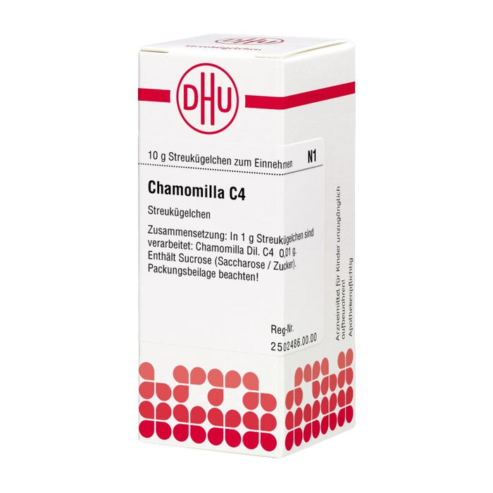 DHU Chamomilla C4 Streukügelchen, 10 g Globules