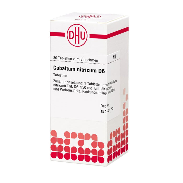 Cobaltum nitricum D6 DHU Tabletten, 80 St. Tabletten