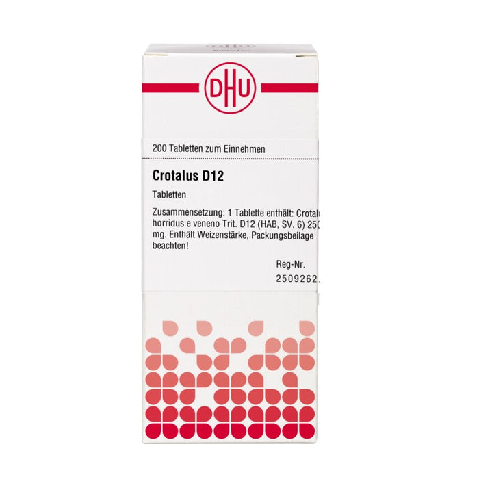 Crotalus D12 DHU Tabletten, 200 St. Tabletten