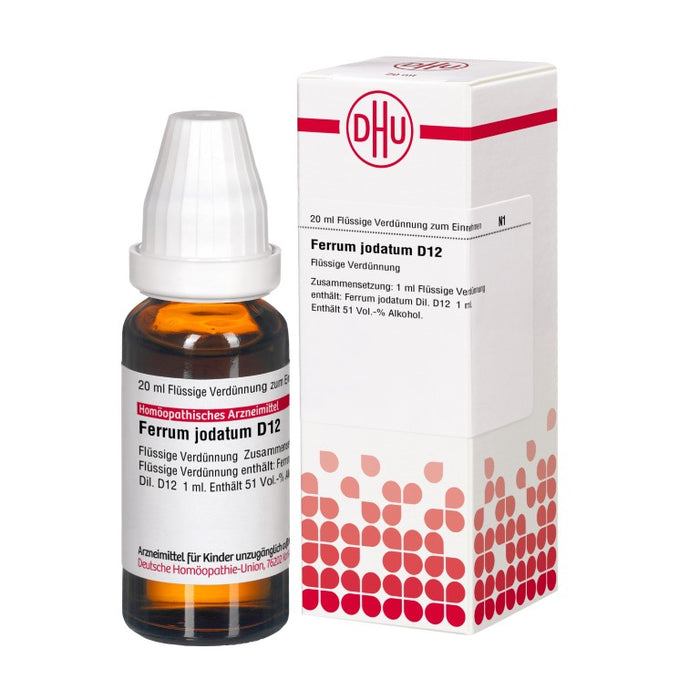 Ferrum jodatum D12 DHU Dilution, 20 ml Lösung