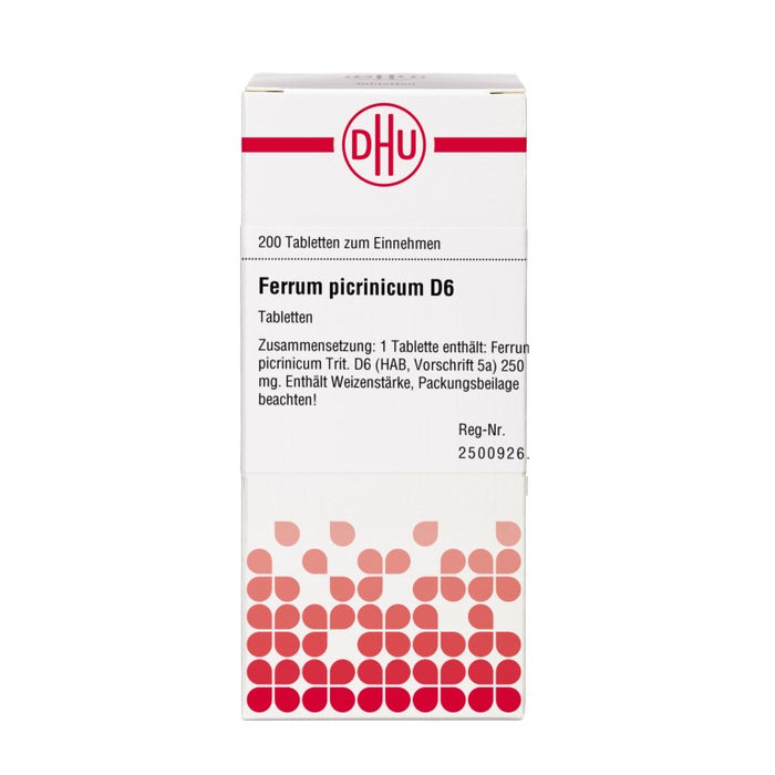 DHU Ferrum picrinicum D6 Tabletten, 200 St. Tabletten