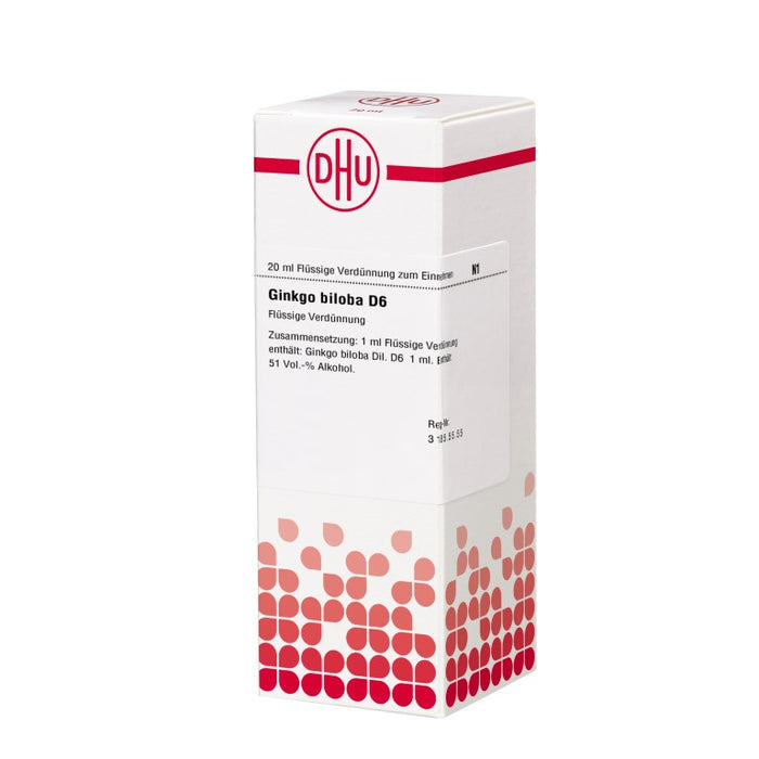 DHU Ginkgo biloba D6 Dilution, 20 ml Lösung