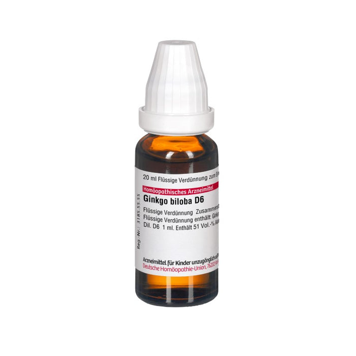 DHU Ginkgo biloba D6 Dilution, 20 ml Lösung