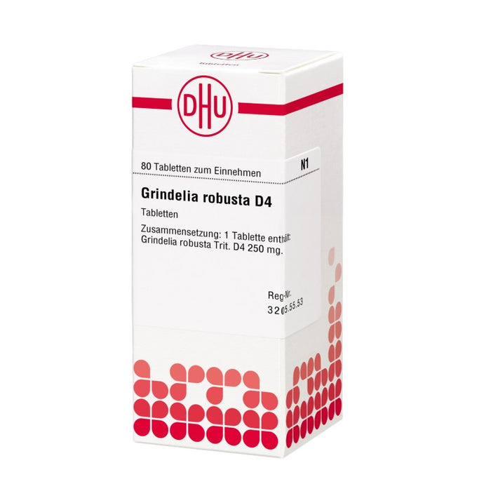 DHU Grindelia robusta D4 Tabletten, 80 pc Tablettes