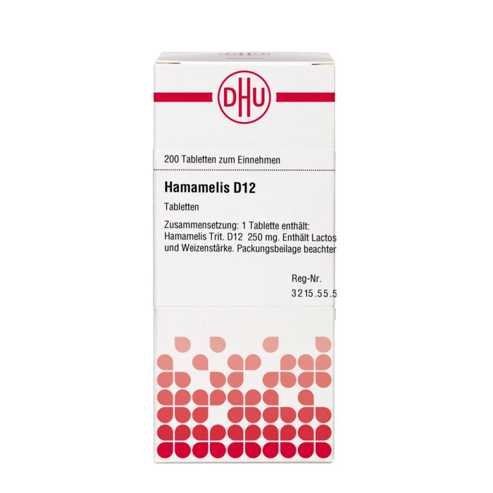 DHU Hamamelis D12 Tabletten, 200 St. Tabletten