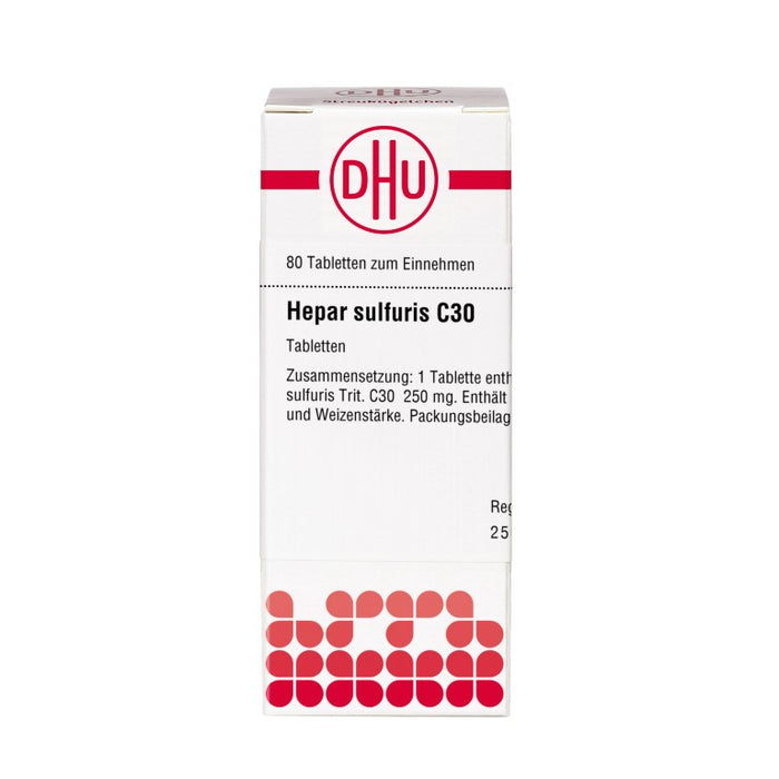 DHU Hepar sulfuris C30 Tabletten, 80 pcs. Tablets