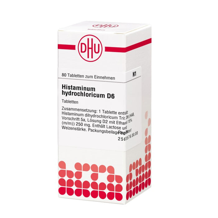 DHU Histaminum hydrochloricum D6 Tabletten, 80 pcs. Tablets