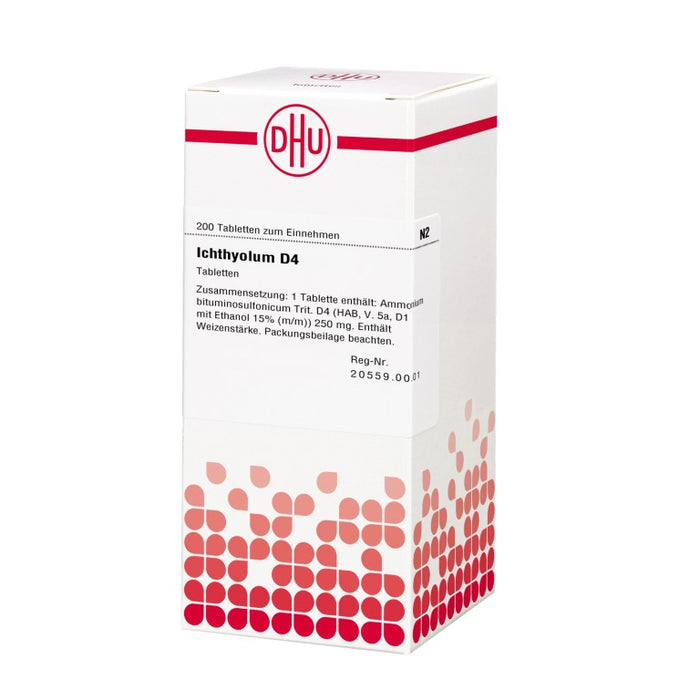 DHU Ichthyolum D4 Tabletten, 200 St. Tabletten