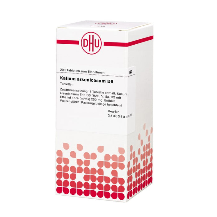 DHU Kalium arsenicosum D6 Tabletten, 200 St. Tabletten