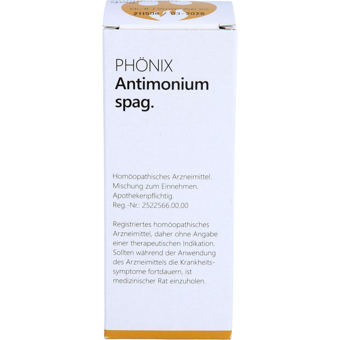 Phönix antimonium spag. Tropfen, 100 ml MIS