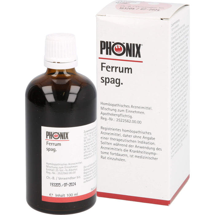 Phönix ferrum spag. Tropfen, 100 ml MIS