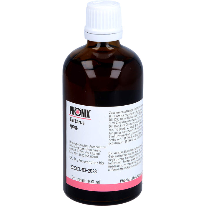 PHÖNIX tartarus spag. Tropfen, 100 ml Mischung