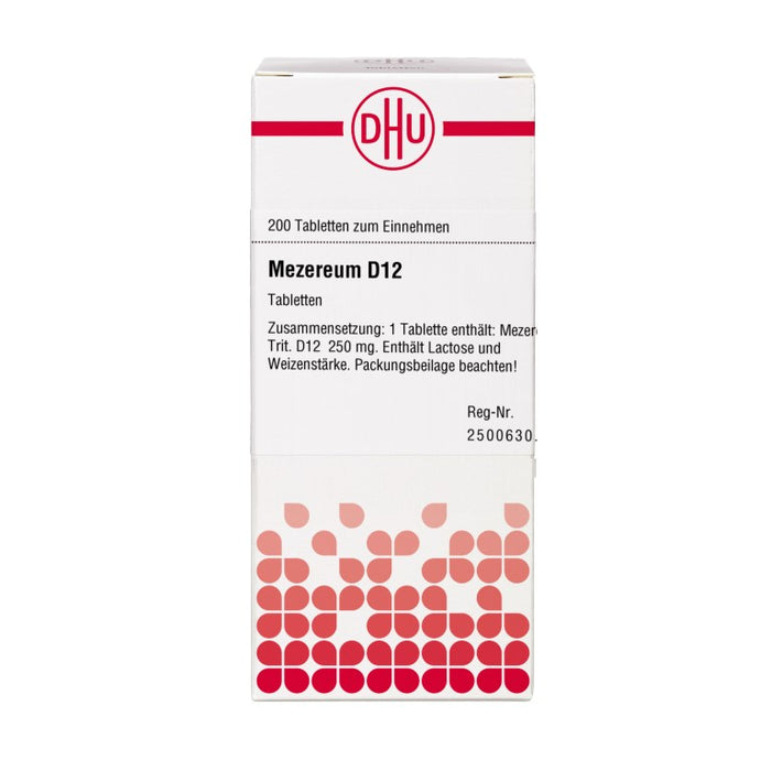 DHU Mezereum D12 Tabletten, 200 pc Tablettes