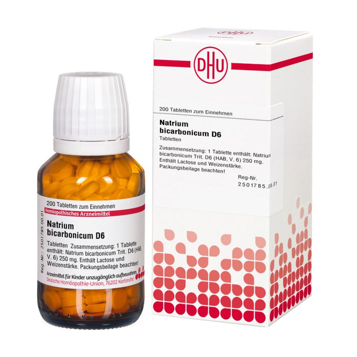 DHU Natrium bicarbonicum D6 Tabletten, 200 St. Tabletten