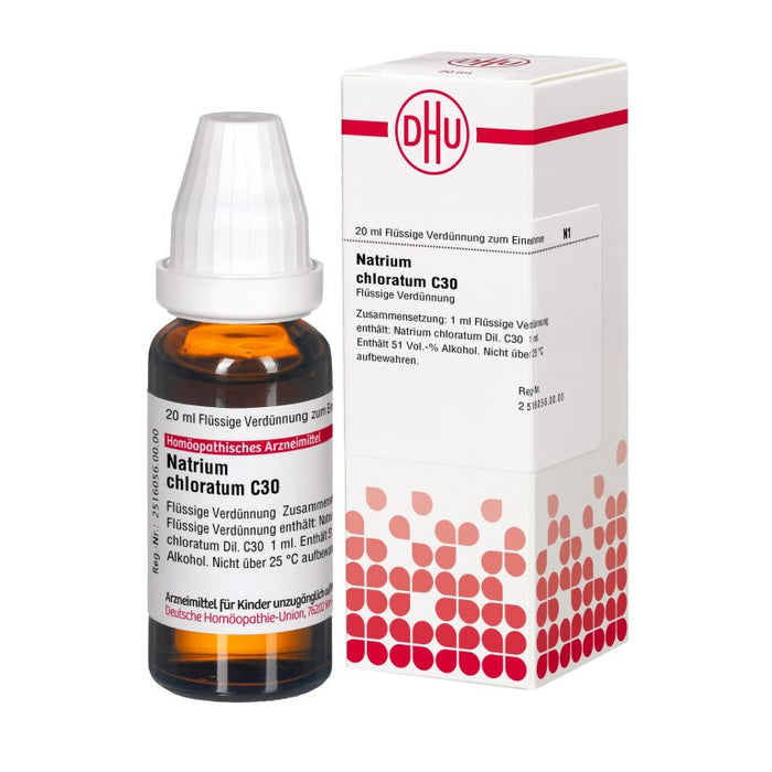 DHU Natrium chloratum C30 Dilution, 20 ml Lösung