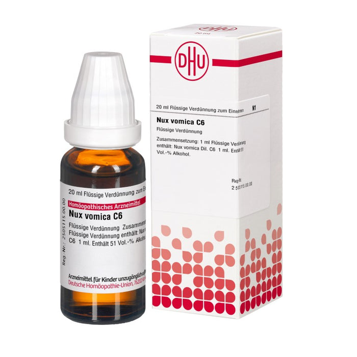 DHU Nux vomica C6 Dilution, 20 ml Lösung